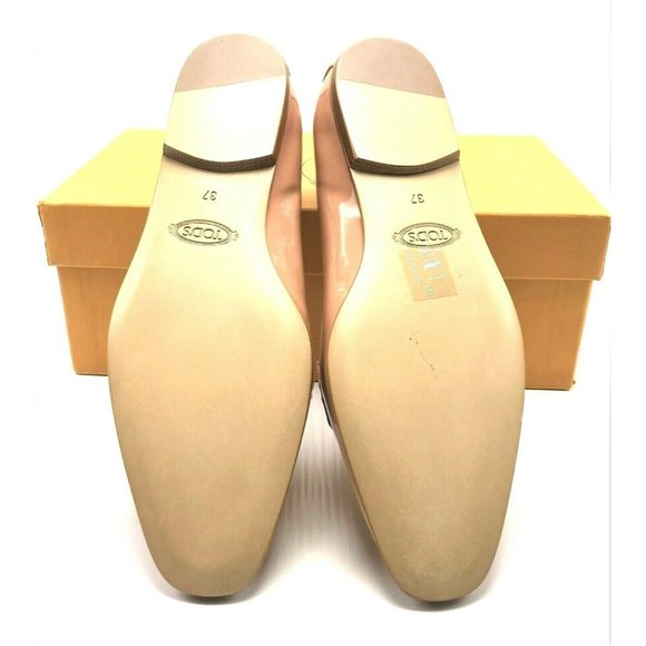 TOD'S Tapered Toe Penny Loafers Slip-Ons - Picture 4 of 9